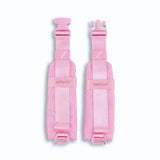 Zeeksack Hüftgurt (rosa) – gepolsterte Seitenteile, verstellbare Gurte und offene Schnalle.