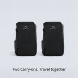 Zeeksack 2 × The Organizer 30L (schwarz) – Produkte gemeinsam als Set abgebildet.