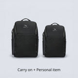 Zeeksack The Cabin 25L + The Underseat 15L (schwarz) – Produkte gemeinsam als Set abgebildet.