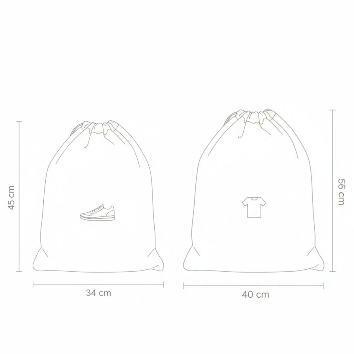 Wäsche- und Schuhbeutel